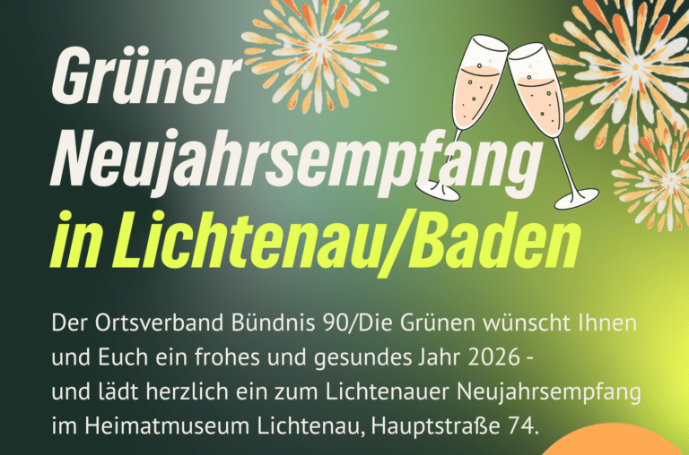 Einladung zum Neujahrsempfang des OV Lichtenau/Baden 2026